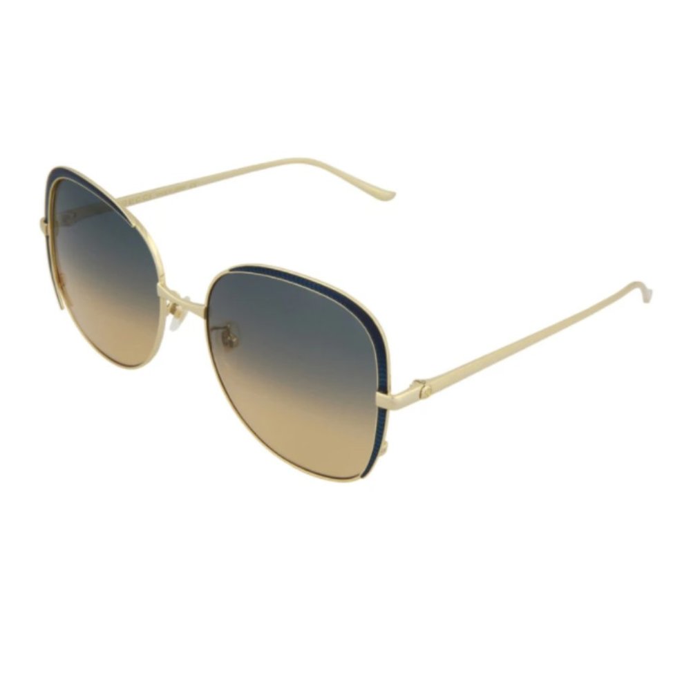 Gucci Round Metal 58mm Sunglasses
